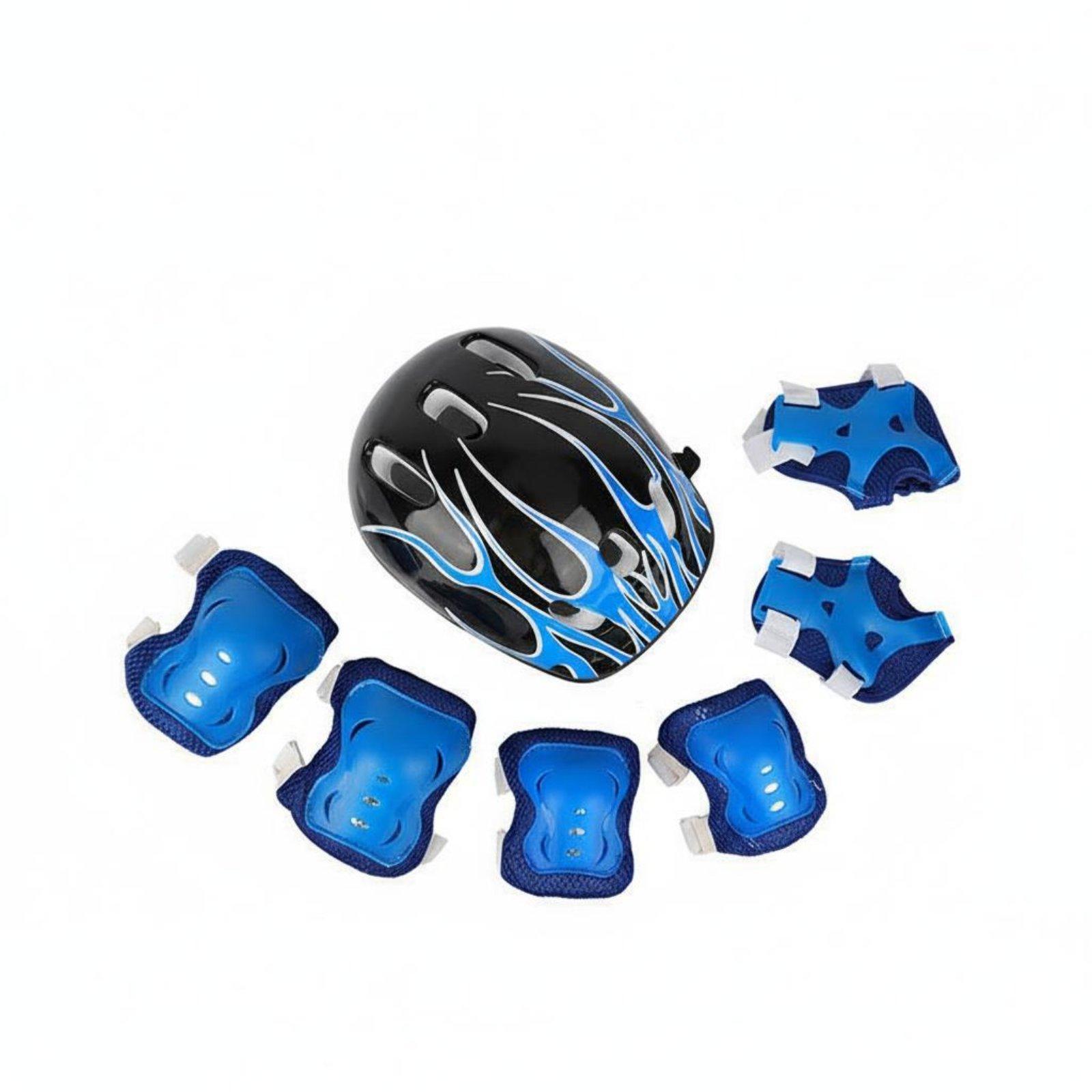Kids Helmet and Knee Elbow Wri - Scooter Helmet Set recension och pris