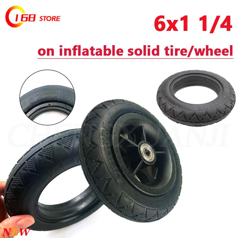 Hot selling 6X1 1/4 solid tire - Folding Electric Scooter recension och pris