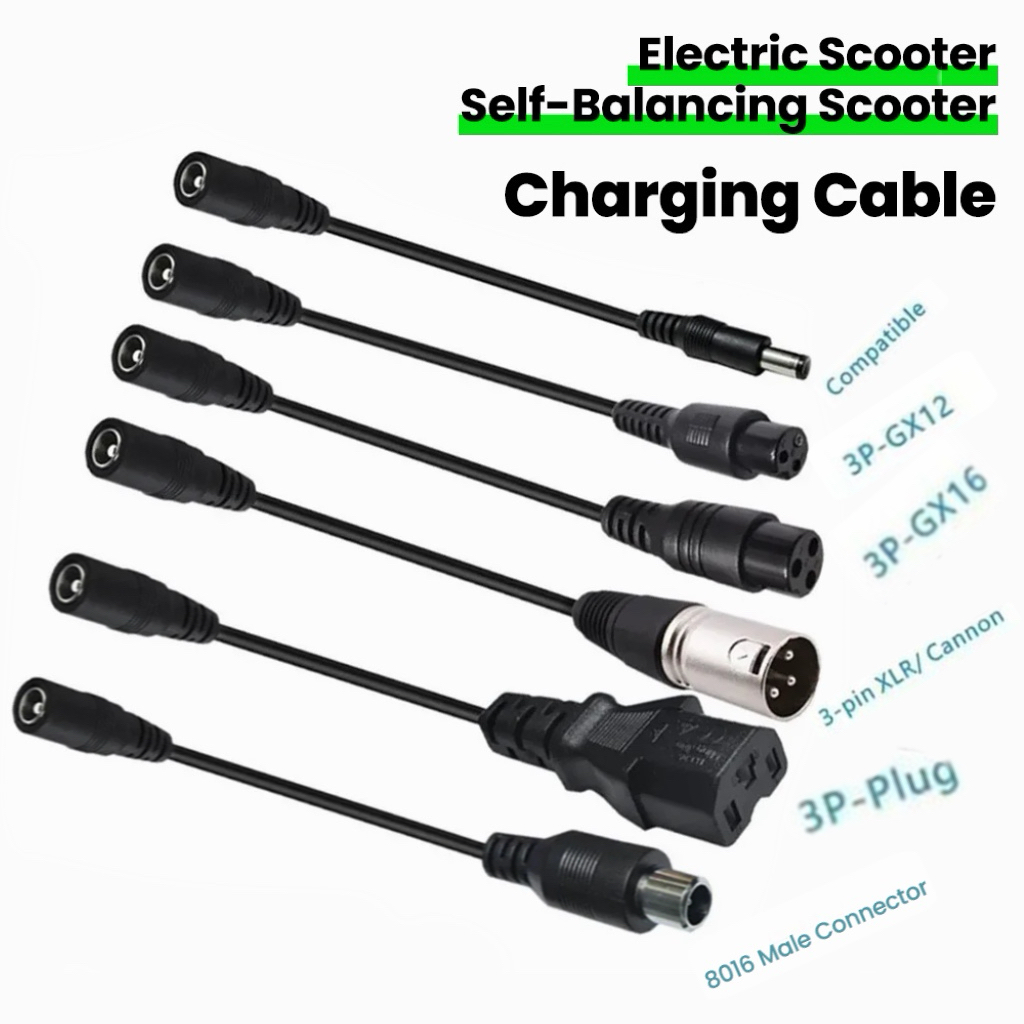 DC5.5MM To M12/M16/8016/5525/3 - Electric Scooter Charger recension och pris