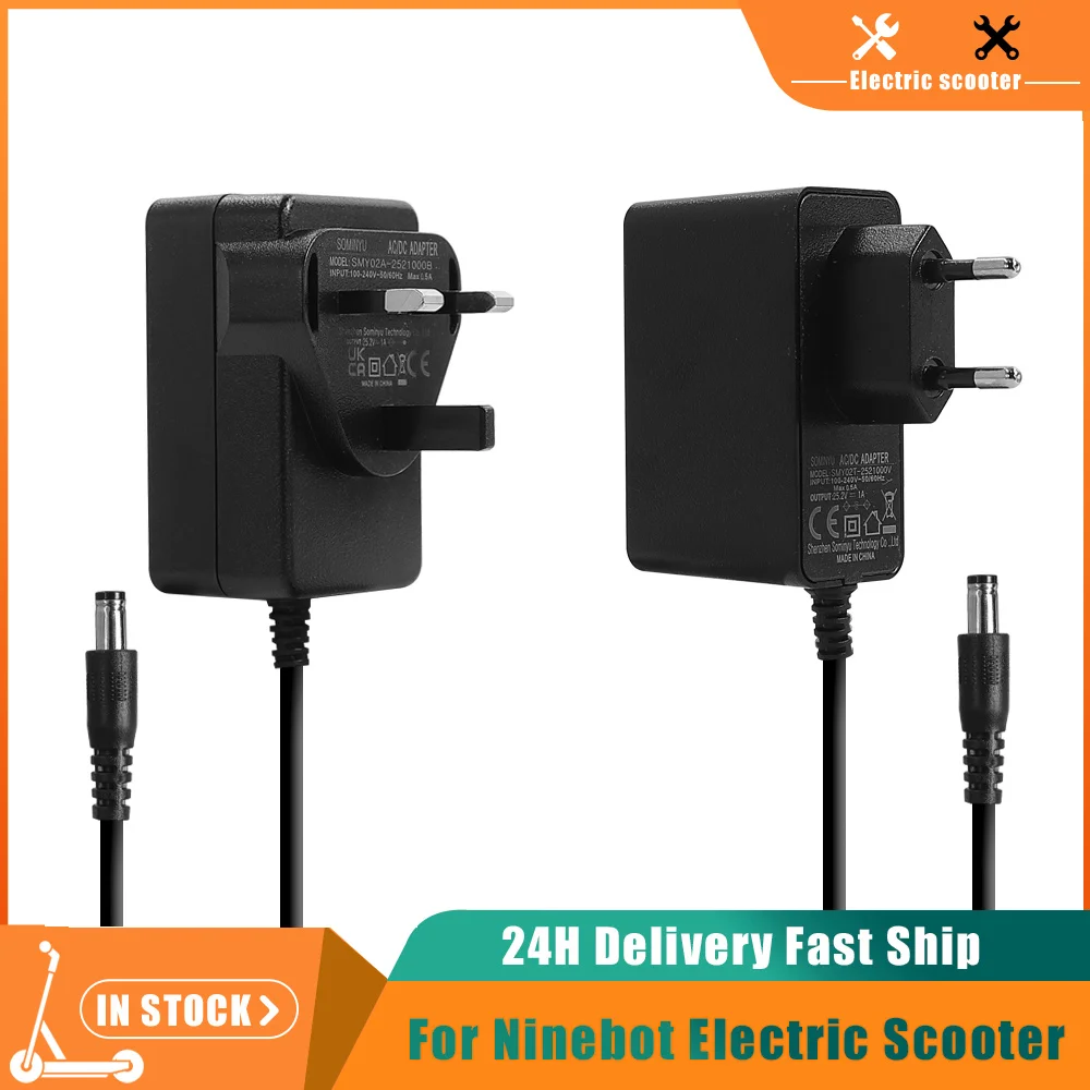 25.2V 1A Charger for Ninebot b - Kids Electric Scooter recension och pris