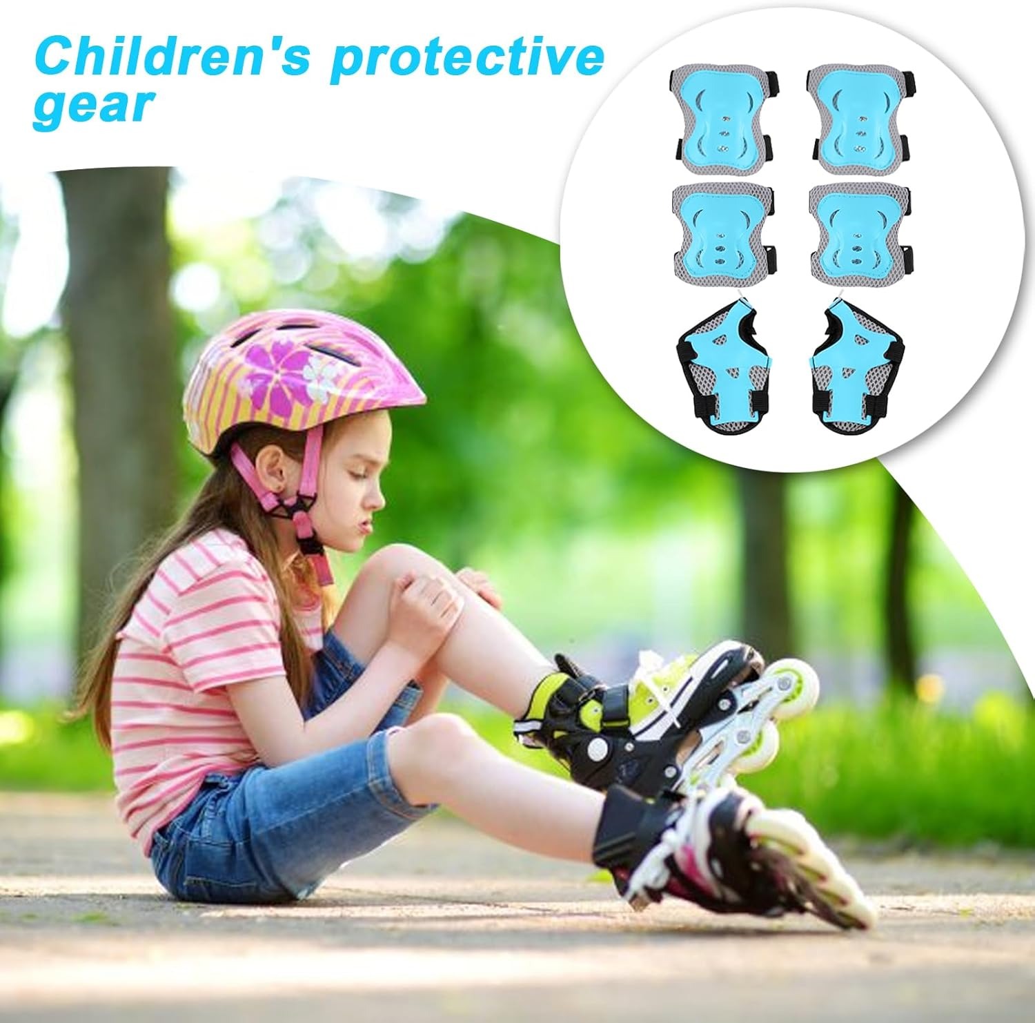 Kids Knee Pads Elbow Pads Age  - Scooter Helmet Set recension och pris