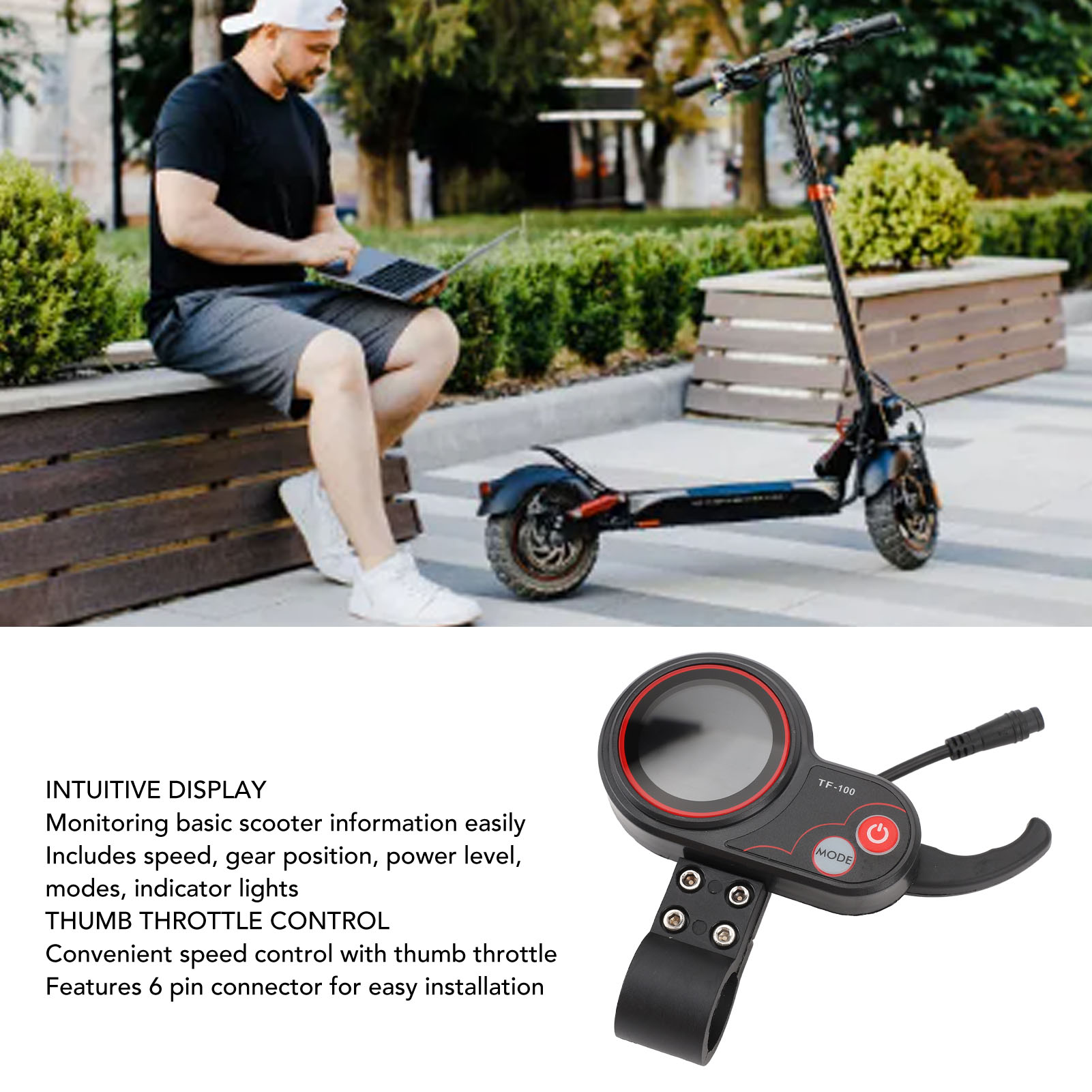 48V TF 100 Electric Scooter LC - Electric Scooter recension och pris